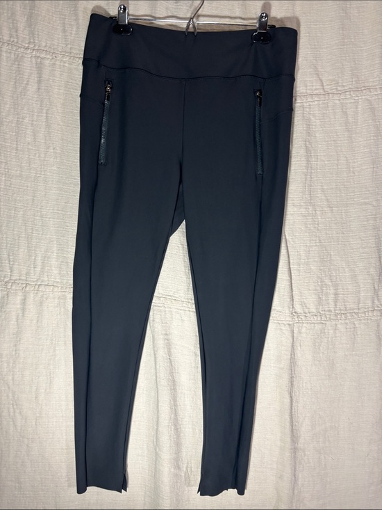 Athleta Pants - Athleta Dark Charcoal High-Waist Zip Pocket Leggings Stellar Tight